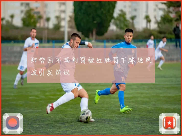 郑智因不满判罚被红牌罚下球场风波引发热议